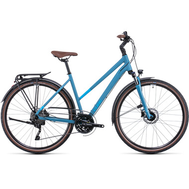 Bicicleta de viaje CUBE TOURING EXC TRAPEZ Azul 2022 0